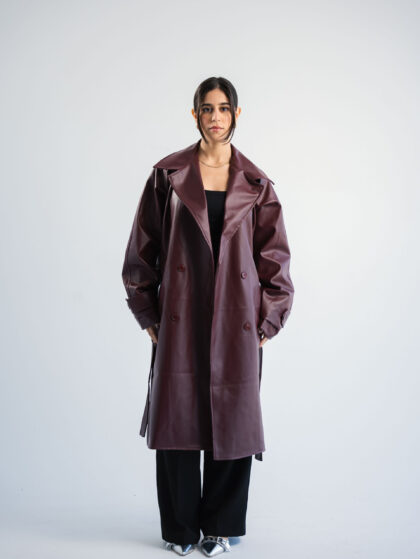 Burgundy Velvet Coat